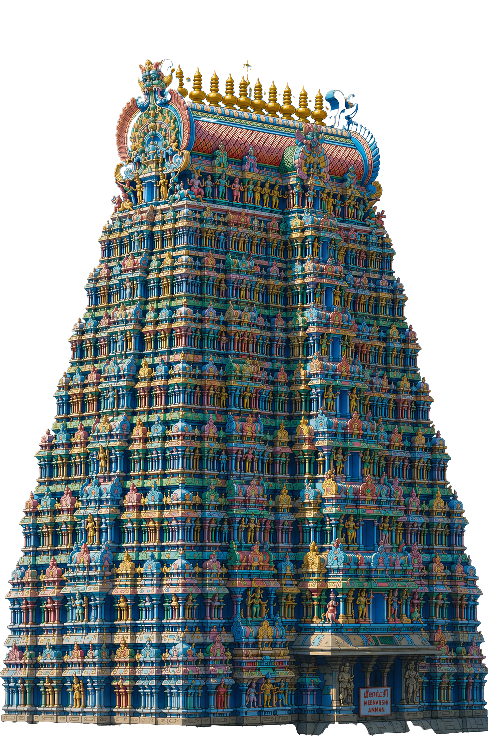 Temple Downside Cutout Image